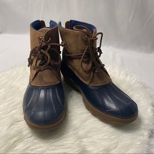Sperry Saltwater Wedge Leather Duck Boot